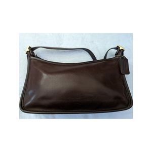 Vintage Coach Purse - brown leather 9071